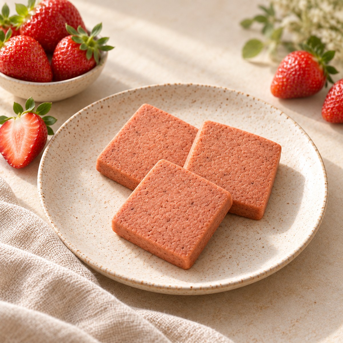 いちごのクッキーの商品イメージ