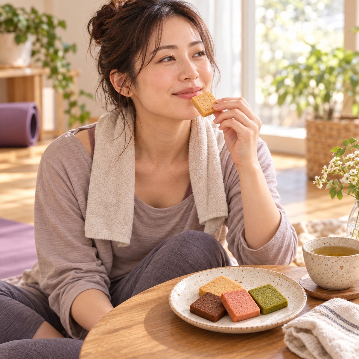 自分をいたわる、おやつ時間